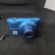 Nikon COOLPIX S6400 Digital Camera 16.0MP 12x Optical Zoom Working - No Charger