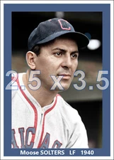 Moose Solters - 1940 Chicago White Sox - choose a style - colorized print