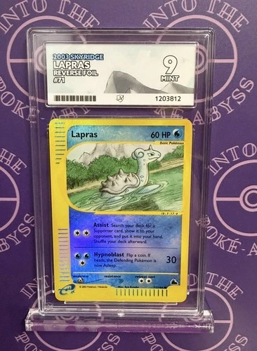 Lapras Reverse Holo 71/144 Skyridge 2003 ACE 9 - not PSA