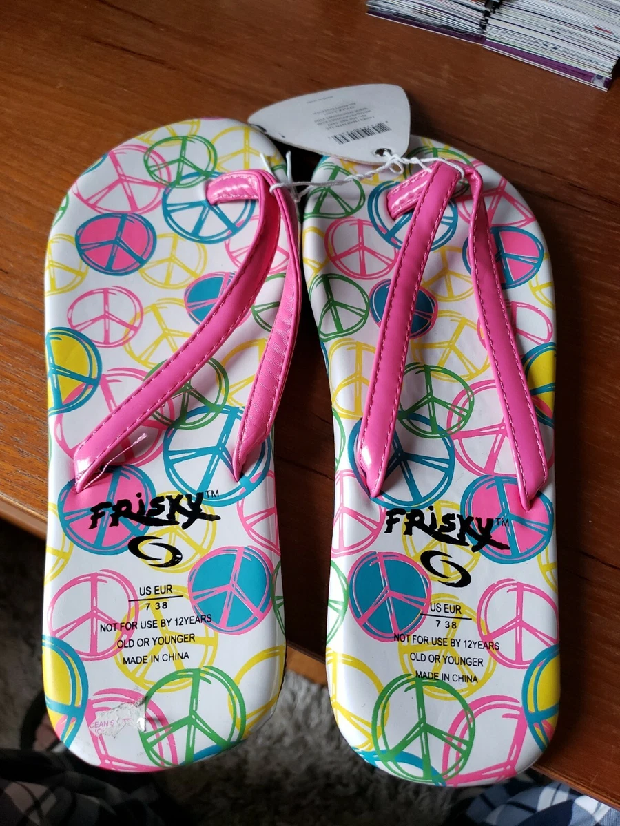Frisky flip flops clearance