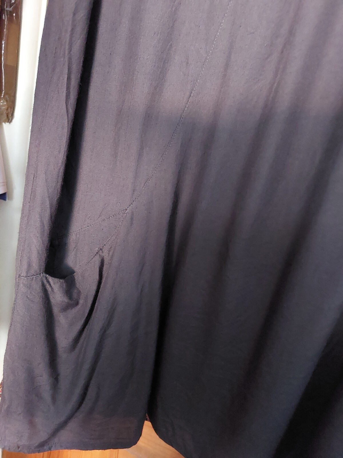 Dark grey sequins beads detail hippie boho ethnic gypsy smock top 18 image 8