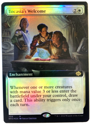 MTG Tocasia's Welcome *EXTENDED ART FOIL* The Brothers' War 308 NM