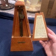 Vintage WORKING Seth Thomas Metrenome de Maelzel