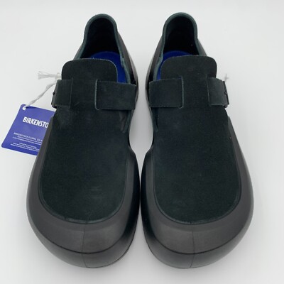 Birkenstock New w/o Box Reykjavik Antique Black Nubuck Leather Reg