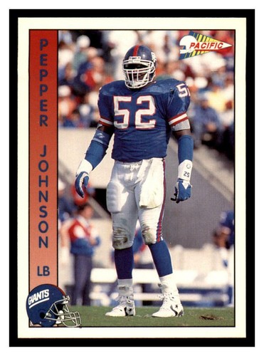 1992 Pacific NFL Football Pick Your Card With Stars & Rookies (1-250) - Picture 408 of 483