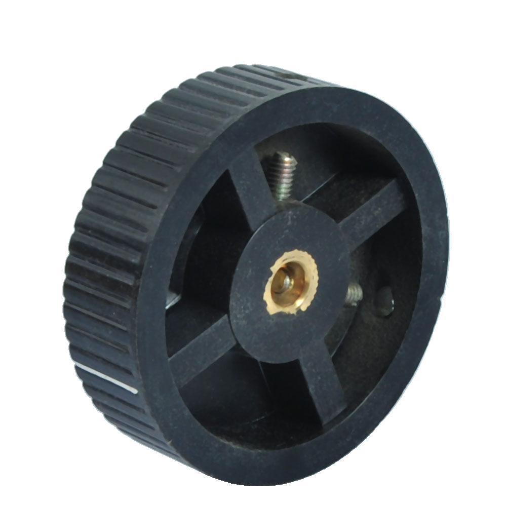 2pcs Bakelite Guitar Control Knob Parts Black Vintage 56x16mm for 6mm