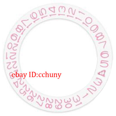38mm white NH35 NH36 Fit 3 o'clock date