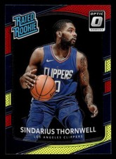 2017-18 Donruss Optic #194 Sindarius Thornwell Red and Yellow