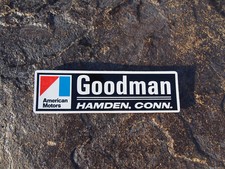 Vintage Goodman American Motors Amc Jeep Dealership Hamden Conn. Dealer Sticker