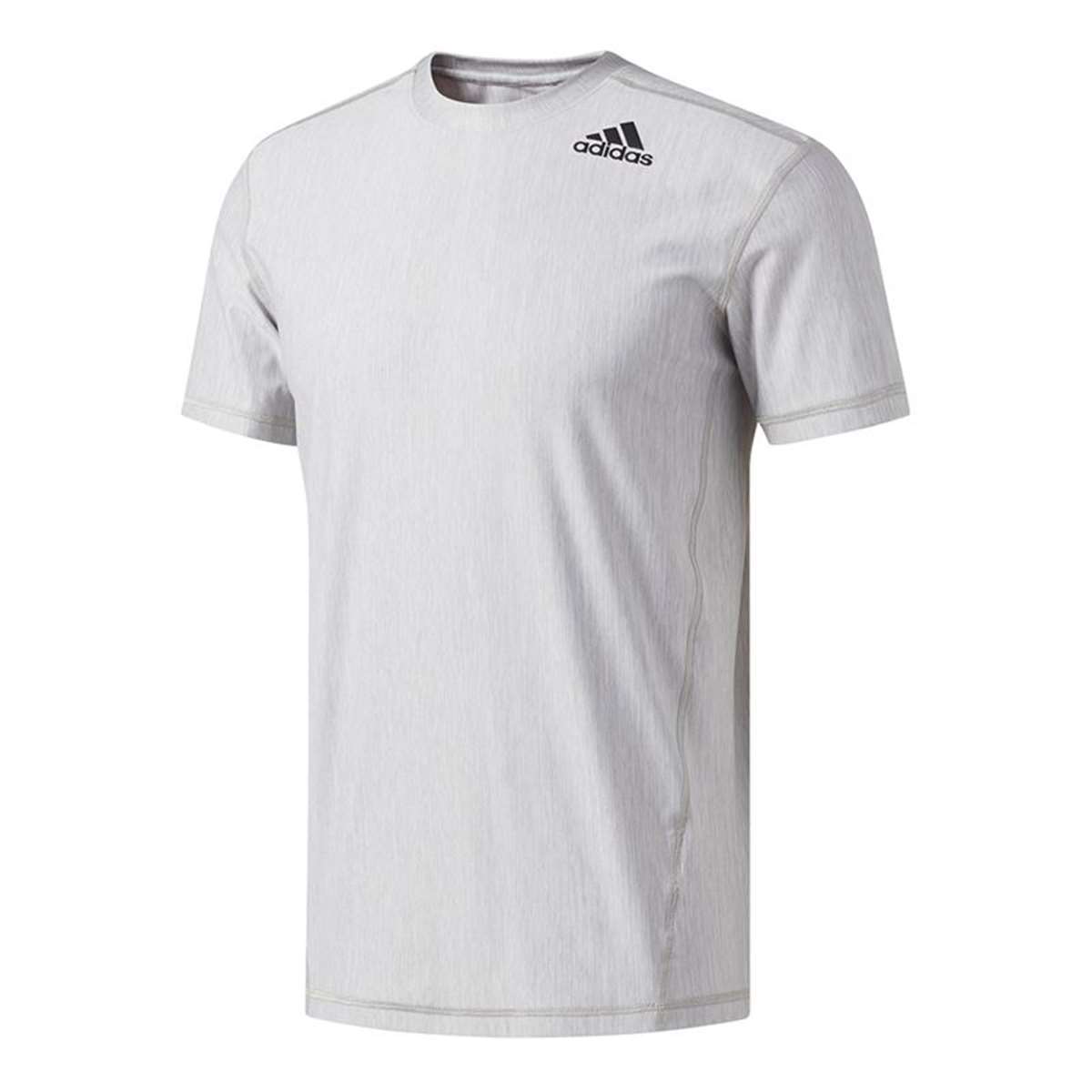 Мужская футболка Adidas Серая вертикальная Heather Basic Adidas Tee NEW 