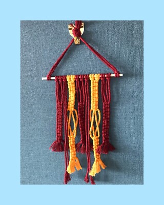 Harry Potter Gryffindor Makramee Wandbehang 