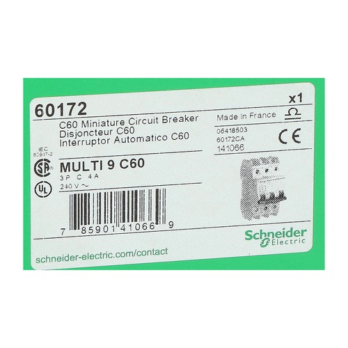 Schneider Electric 60172 Multi 9 C60 Miniature circuit-breaker New NFP - Picture 2 of 9