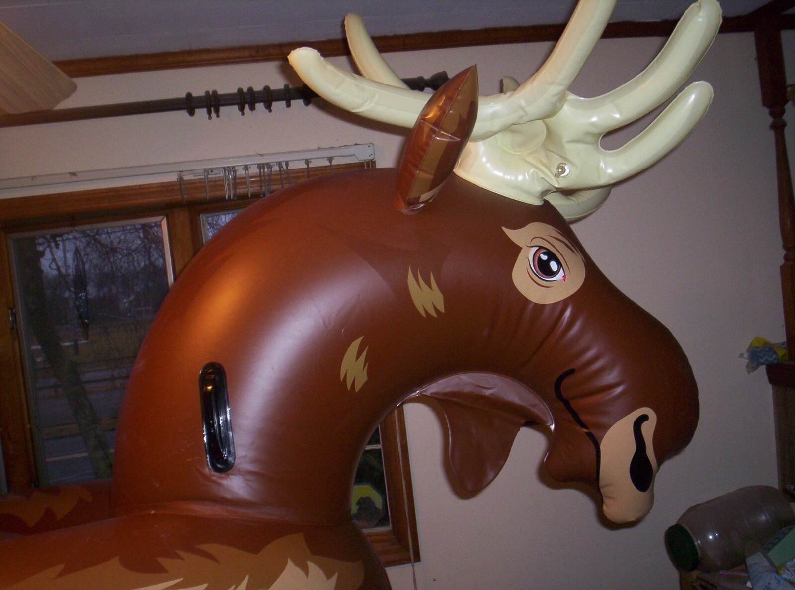 RARE HUGE INFLATABLE MOOSE FLOAT/RAFT eBay