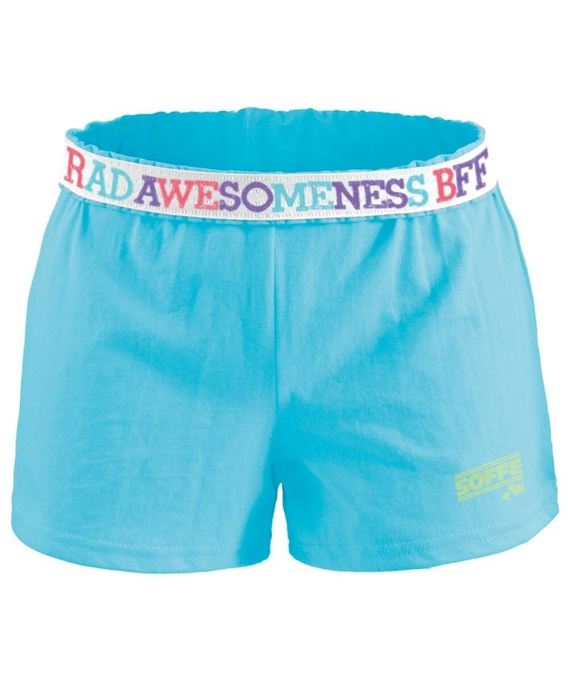 Pantalones Cortos de Verano SOFFE Niñas - Pantalones Cortos Alegres - Cintura Plegable Foto 3 de 4