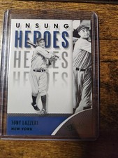 2021 Panini Absolute Tony Lazzeri Unsung Heroes Green Foil #UH-1 NY Yankees