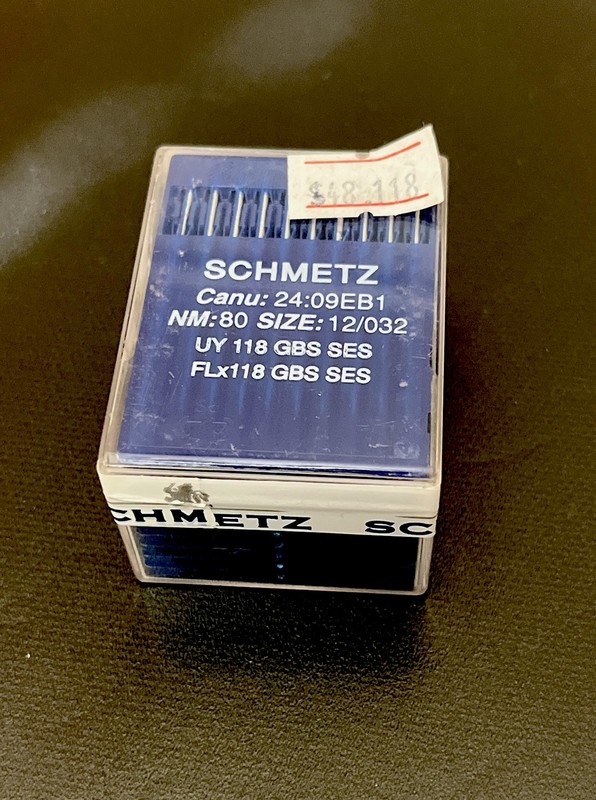 100 x New SCHMETZ 24:09EB 1 SZ 12/032 NM:80 FLx118 SES Sewing Machine Needles !