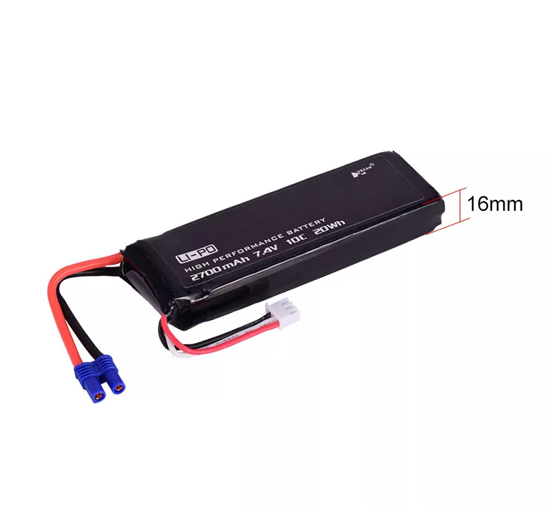 Hubsan RC Drone Lipo Battery 7.4V 2700mAh 10C H501S-14 For H501S H501C H501S Pro - Image 2 of 4