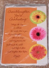 Granddaughter GRADUATION CARDS pack of 6; American Greetings New