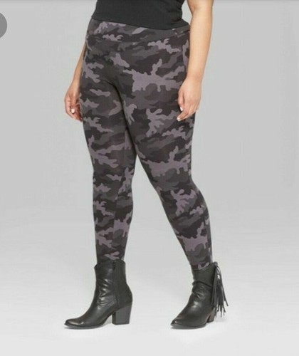 Wild Fable Womens Plus Size Camo Print 