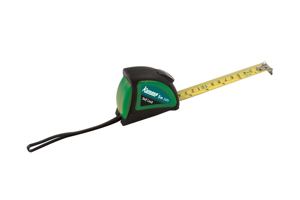 Kamasa 56129 Tape Measure 5m/16ft x 19mm Metric & Imperial Scale Self Lock - Image 4 of 4
