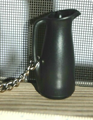 Tupperware Black Coffee / Tea Pitcher Thermos Keychain - NOT USA - Rare & NIP