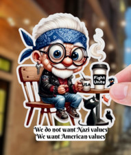 Anti Trump anti MAGA political sticker or magnet
