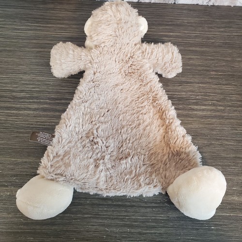 Manta de seguridad de felpa plana marrón Demdaco Monkey Lovey Sonajero 12" Baby Lovie - Imagen 2 de 4