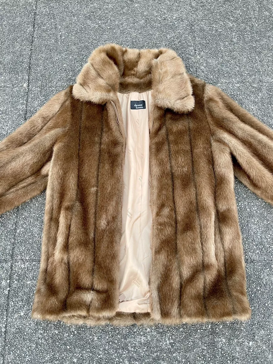 Dennis basso faux fur clearance jackets