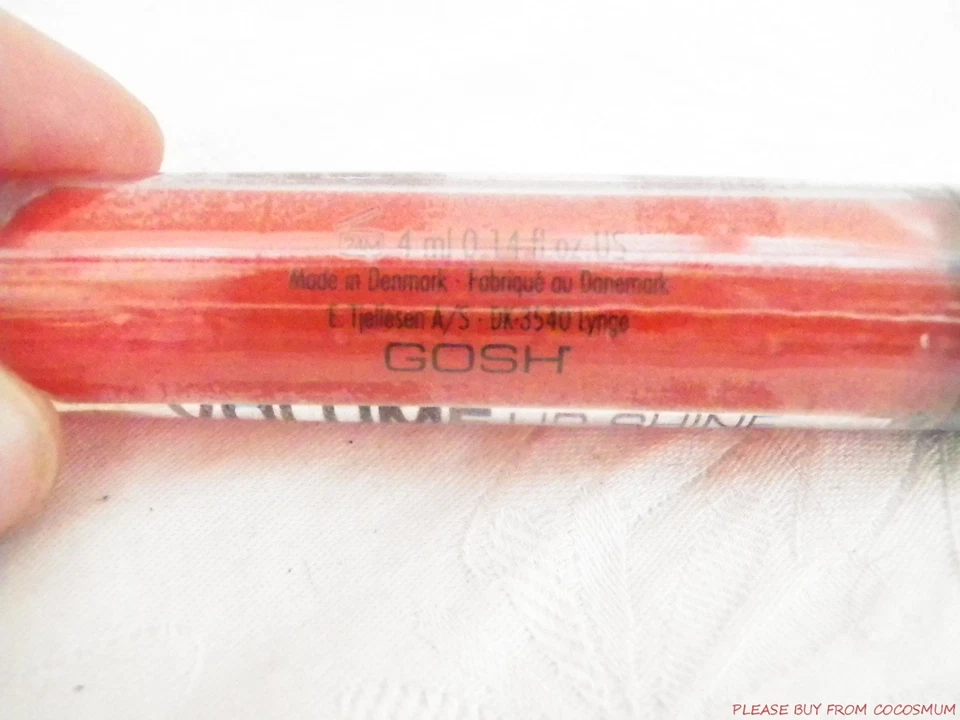 Nuevo brillo de labios sellado Gosh Volume Lip Shine 04 NARANJA JUGOSO Plumping LipShine Foto 4 de 4