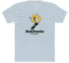 SKATEBOARDER MAGAZINE  t-shirt    Dogtown skateboard  vtg Santa Cruz skateboard