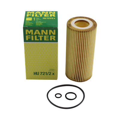 MANN HU 721/2 x Engine Oil Filter Cartridge For MB W211 S211 E320 L6 3.2 05-06
