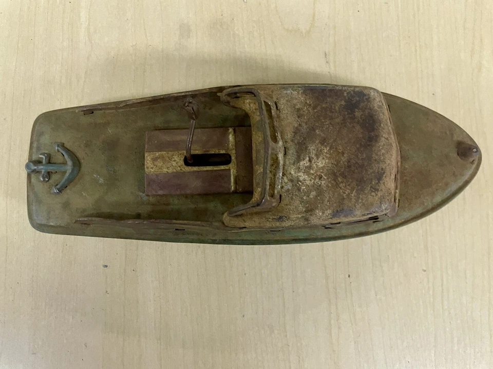 JAPÓN WIND UP Tin Sea Queen Wind Up Tin Boat Toy No.53 Foto 2 de 4