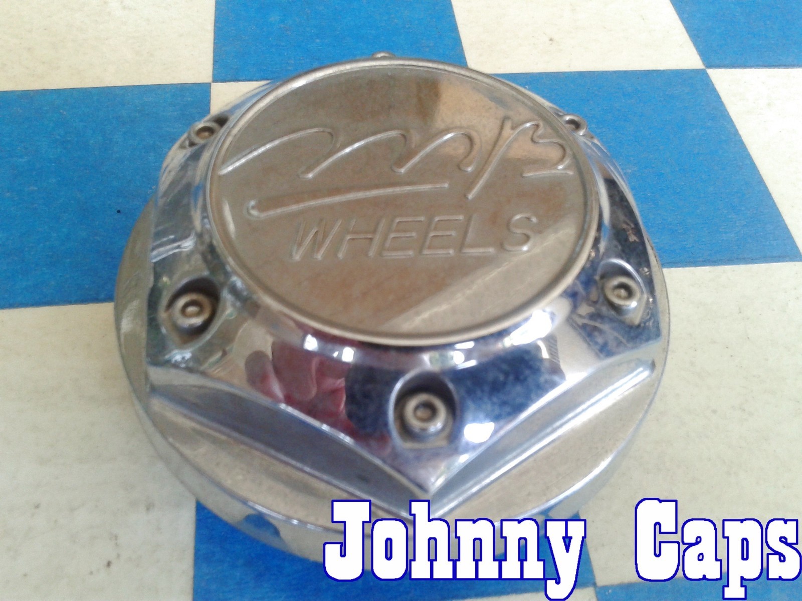 MB WHEELS Chrome Center Cap C-763C for Custom Wheels Single Pack