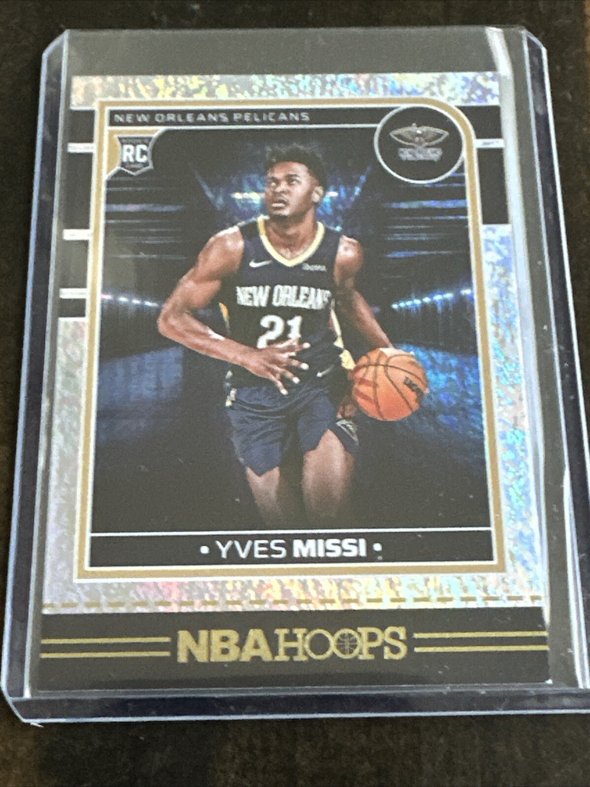 2024-25 Panini NBA Hoops Rookie #251 Yves Missi New Orleans Pelicans Impulse