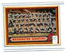 1957 TOPPS WASHINGTON SENATORS #270 [2]