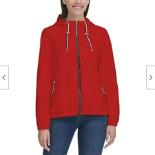 Tommy Hilfiger Women s Windbreaker Jacket SIZE S COLOR RED
