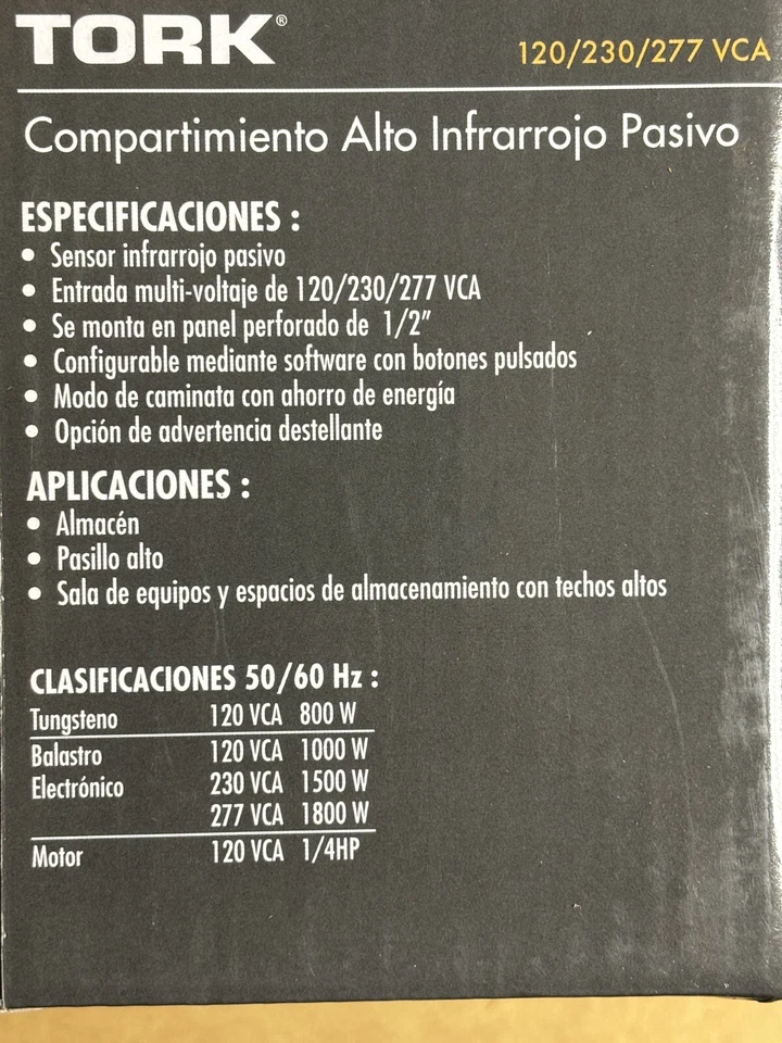 TORK HOS-M Occupancy Sensor - Image 3 of 4