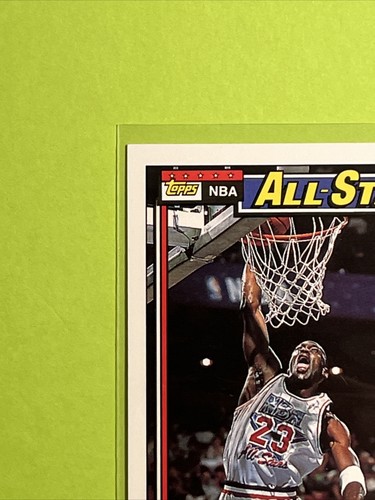 1992-93 Topps MICHAEL JORDAN #115 All-Star Insert Chicago Bulls GOAT HOF - Picture 3 of 7