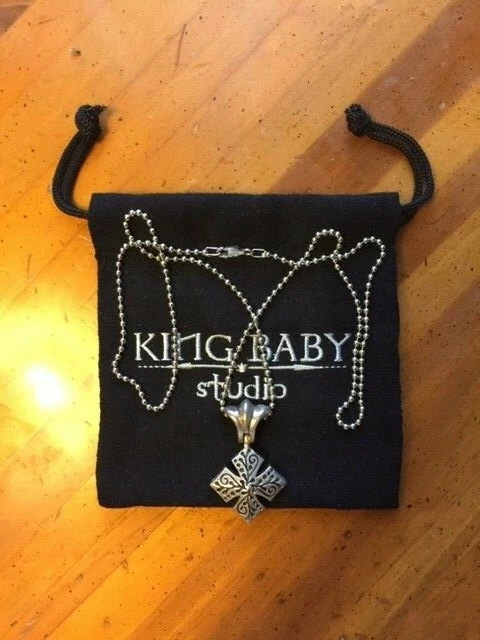 King Baby Cross Necklace eBay