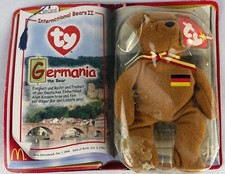 Germania The Bear McDonalds International Bears Errors TY Teenie Beanie Baby NIP