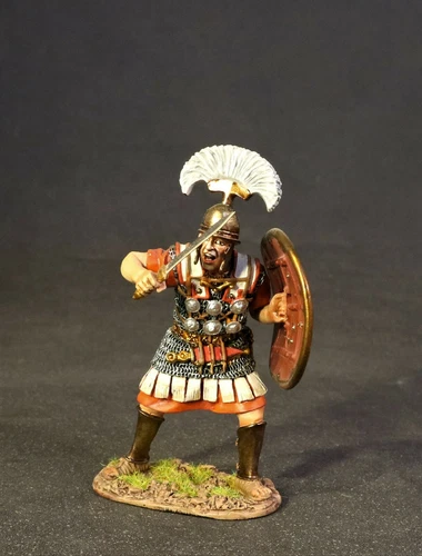 JOHN JENKINS ROMAN EMPIRE AGE OF ARTHUR RR-01BW ROMAN CENTURION WITH SWORD WHITE