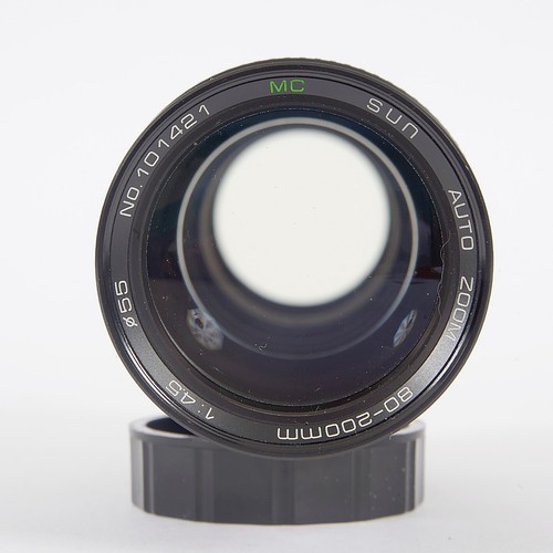 SUN 80-200mm f/4.5 MC AUTO ZOOM LENS For OLYMPUS OM- PARTS/REPAIR #L15 - Picture 6 of 8