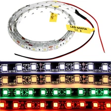 Led Strip Waterproof Cable Outdoor Lighting White Warm White Red Blue 12