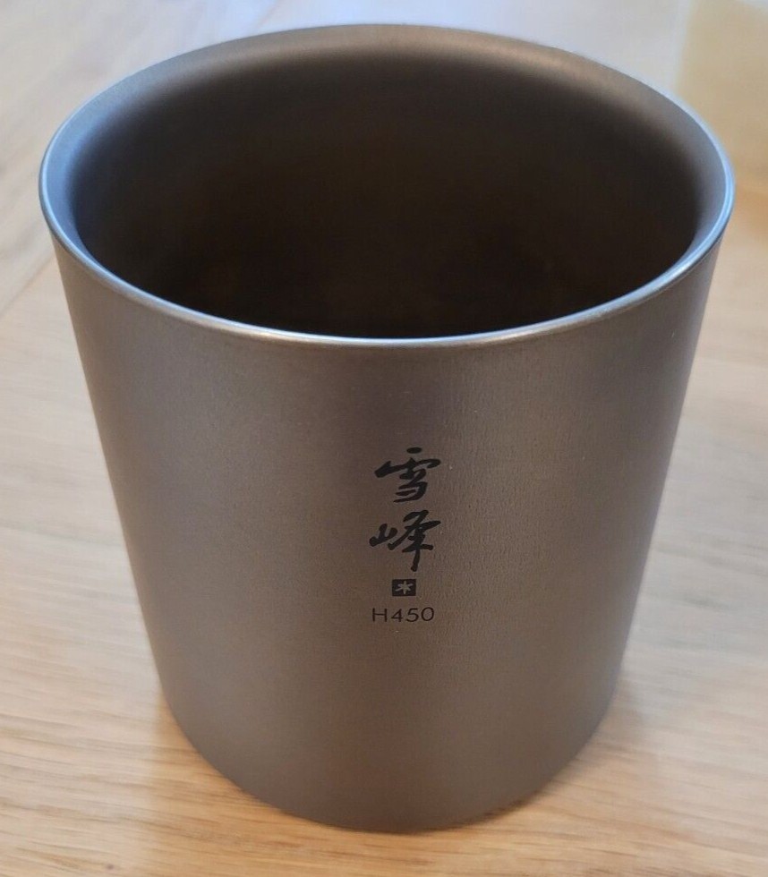 Snow Peak Titanium Double Wall Stacking Mug H450, Made in Japan eBay
