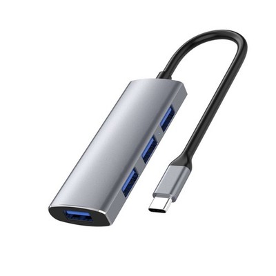 1Pcs Multi functional one to four USB 3.0 expansion type cHUB #qm