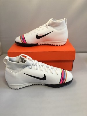 Nike Jr Superfly 6 Academy GS TF weiß Junior Fußballschuhe UK Größe 5