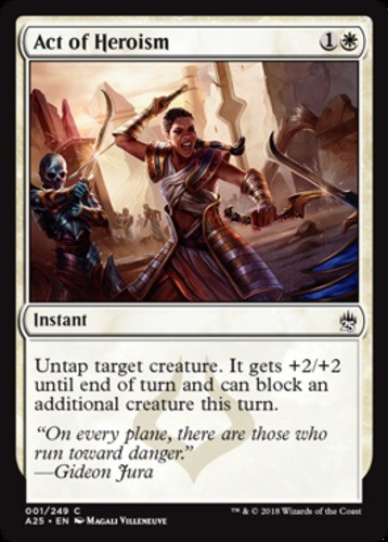 Act of Heroism #1 Masters 25 MTG Common