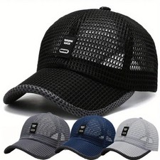 Summer Baseball Cap UV Protection Sun Visors Hat Breathable Mesh Outdoor
