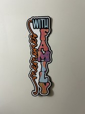 Memories With Family Handmade Scrapbook Title Die Cut Paper Pieced