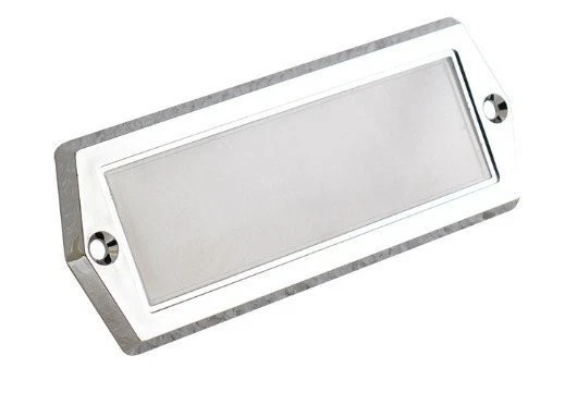 Lente de lámpara domo de reproducción con bisel cromado para Ford F100 F250 F350 1964-1972 Foto 2 de 4